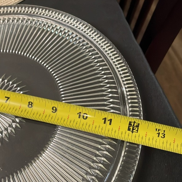 Depression Jeanette Glass Anniversary Plate - Picture 4 of 5